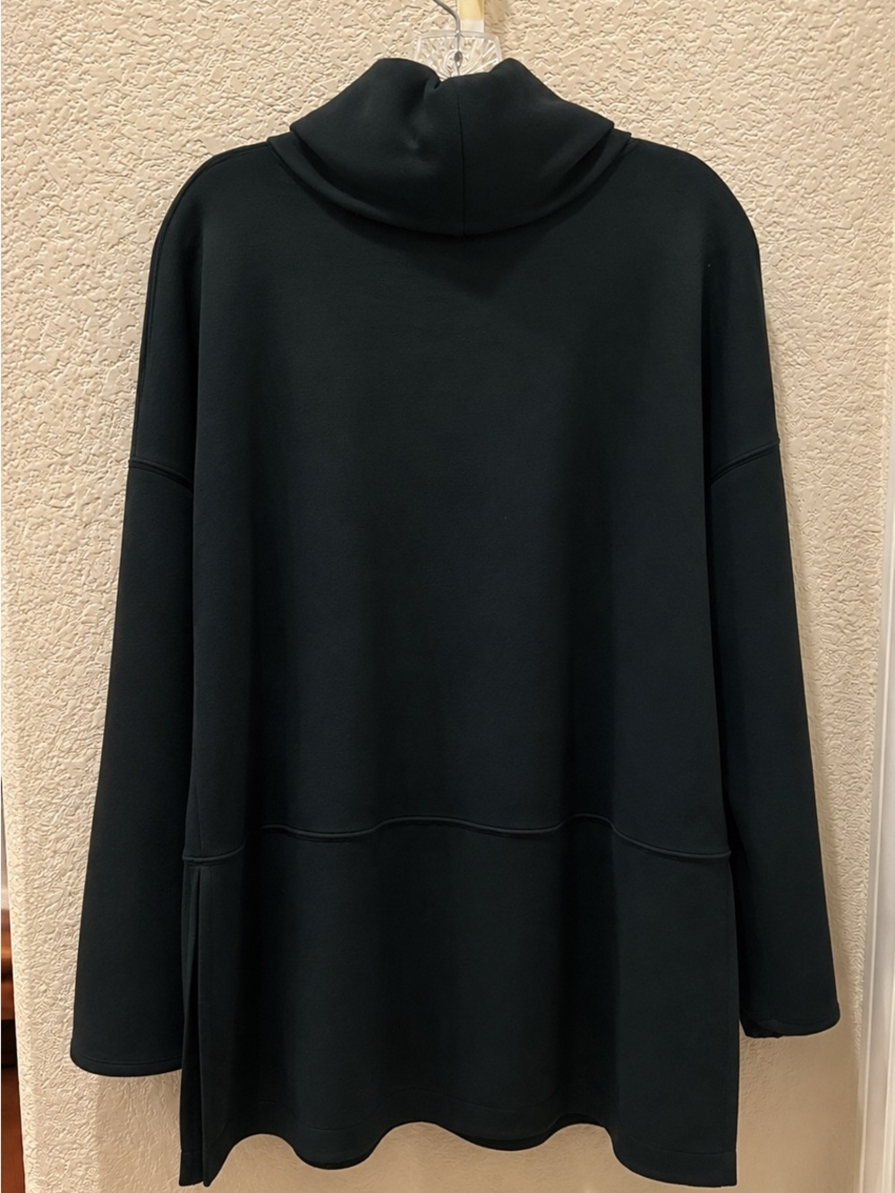 SPANX AirEssentials Turtleneck Tunic 1X Tall Deep Evergreen Green NWOT - Picture 4 of 5